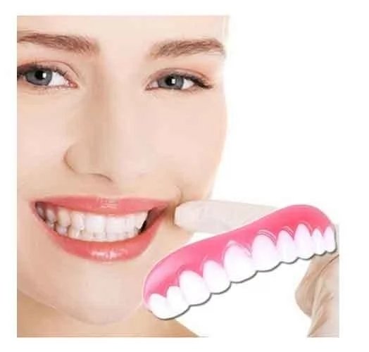Confidence Perfect Smile Veneers Denture Paste teeth flex fit press on ...